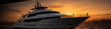 Yacht au crépuscule